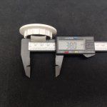 Кольцо крепёжное для патрона Е27 цвет белый 58*11мм