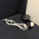 Подвесное крепление для светильников с цоколем E14 прозрачный шнур 1,6м черный 7951