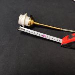 Подвесное крепление для светильников с цоколем E27 прозрачный шнур 1,1м бронза (3458)