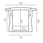 Donolux L18501RAL9003