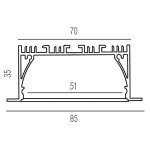 Donolux L18512RAL9003