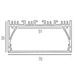 Donolux L18513RAL9003