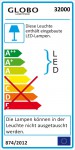 Светильник уличный Globo 32000