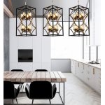 Светильник Lumina Deco LDP 1223-8 BK+MD