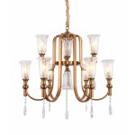 Светильник Lumina Deco LDP 8041-6+3 S.GD