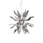 Подвесной светильник Ideal Lux LEAVES SP8 FUME