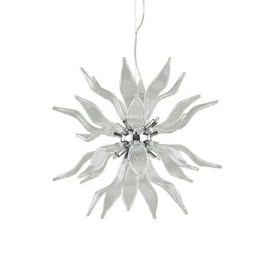 Подвесной светильник Ideal Lux LEAVES SP8 TRASPARENTE