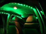 Светодиодная лента Smd 3528, 60 Led/м, 4.8W/м, 12V, IP65 герметичная, свет зеленый