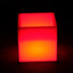 Кашпо-куб RGB 220В PIAZZA 300х300х300 мм