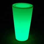 Кашпо RGB с аккумулятором СONE 360х630х1100 мм