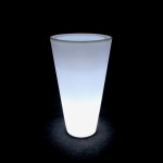 Кашпо белый 220В СONE 360х630х1100 мм