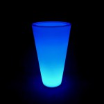 Кашпо RGB с аккумулятором СONE 360х630х1100 мм