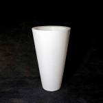 Кашпо белый 220В СONE 360х630х1100 мм