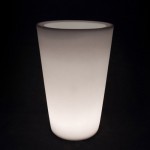 Кашпо белый 220В СONE 545х720х1100 мм