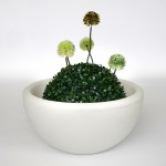 Кашпо-полусфера с аккумулятором GARDA диаметр 500 мм