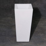 Корпус кашпо-конус QUADRUM 250х250х560 мм