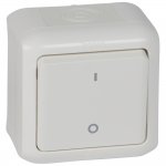 Legrand Quteo Бел Выключатель двухполюсный IP44 (арт. 782309)