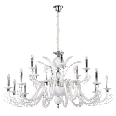 

Люстра Crystal lux LETISIA SP12+6 WHITE 2180/318, 2180/318