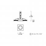 Встраиваемый светильник Leucos 1085