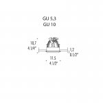Встраиваемый светильник Leucos 2845