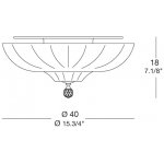 Потолочный светильник PASCALE PL 40 385 Leucos