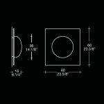 Настенный/Потолочный светильник Leucos 404080362302