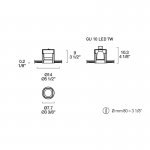 Встраиваемый светильник Leucos 879
