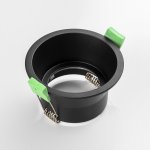 010057 Светильник LEVIGO BASE Round X1 MR16/GU10 ЧЕРНЫЙ