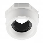 112007 Рамка (светильник) CLICK-CLACK скрытого монтажа лампочек и LED модулей MR16 в натяжной потолок ANELLO БЕЛЫЙ/ЧЕРНЫЙ