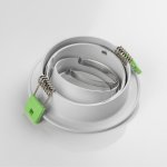 011610 Светильник SINGO BASE Round X1 MR16/GU10 БЕЛЫЙ