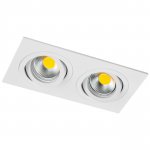 011616 Светильник SINGO BASE Quad X2 MR16/GU10 БЕЛЫЙ