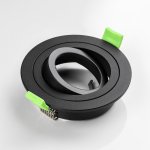 011620 Светильник SINGO BASE Round X1 MR16/GU10 ЧЕРНЫЙ