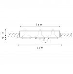 Светильник встраиваемый Lightstar 11623 Singo