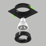 011625 Светильник SINGO BASE Quad X1 MR16/GU10 ЧЕРHЫ
