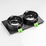 011626 Светильник SINGO BASE Quad X2 MR16/GU10 ЧЕРНЫЙ