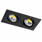 011626 Светильник SINGO BASE Quad X2 MR16/GU10 ЧЕРНЫЙ