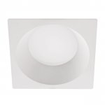 012926 Рамка (светильник) PVC д/LED-модулей 941хх и LED-ламп D50мм PIANO QUAD БЕЛЫЙ IP65