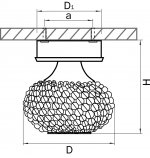 Светильник точечный накладной Lightstar 160304 Monile Top