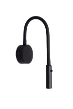 200137 Бра OMEGA LED 3W 145LM G ЧЕРНЫЙ 3000K