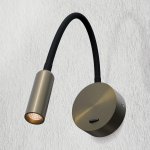 200431 Бра OMEGA LED 3W 277LM COB G БРОНЗА 3000K