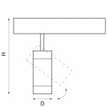 Светильник для трека PRO диммируемый APP Teta Lightstar 205017