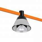 210947 Светильник 48V (D85) DUE HERMES 6W 645LM 50G ЧЕРНЫЙ 4000K