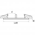 Рамка для светильника Lightstar 217526 Intero 16