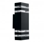 330047 Светильник уличный настенный ACCIA 2xE27 BLACK IP54