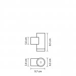 Светильник уличный настенный Lightstar 350607 Paro