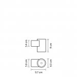 Светильник светодиодный уличный настенный Lightstar 350674 Paro