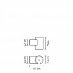 Светильник светодиодный уличный настенный Lightstar 351692 Paro