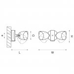 Светильник светодиодный уличный Diva Lightstar 374237