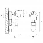 Светильник светодиодный уличный Diva Lightstar 374347