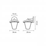 Светильник светодиодный уличный настенный Lightstar 375680 Lampione